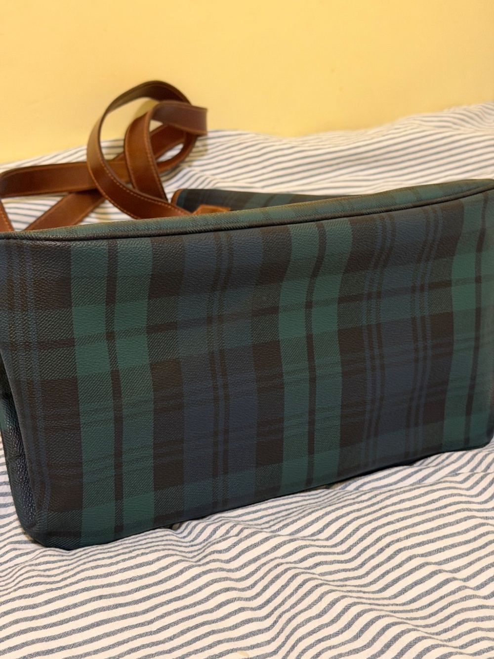 Vintage Polo Ralph Lauren Black Watch Tartan Tote - Picture 4 of 11